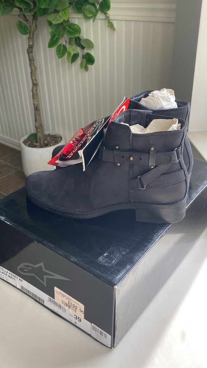 Alpinestars Stella Kerry WP Motorcycle Boots - Women's Black Matt Size 8 / EU 39