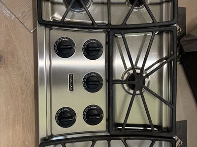36” Kitchen Aid gas cooktop