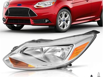 2012-2014 Ford Focus 4 Door Replacement Driver/Left Headlight Assembly