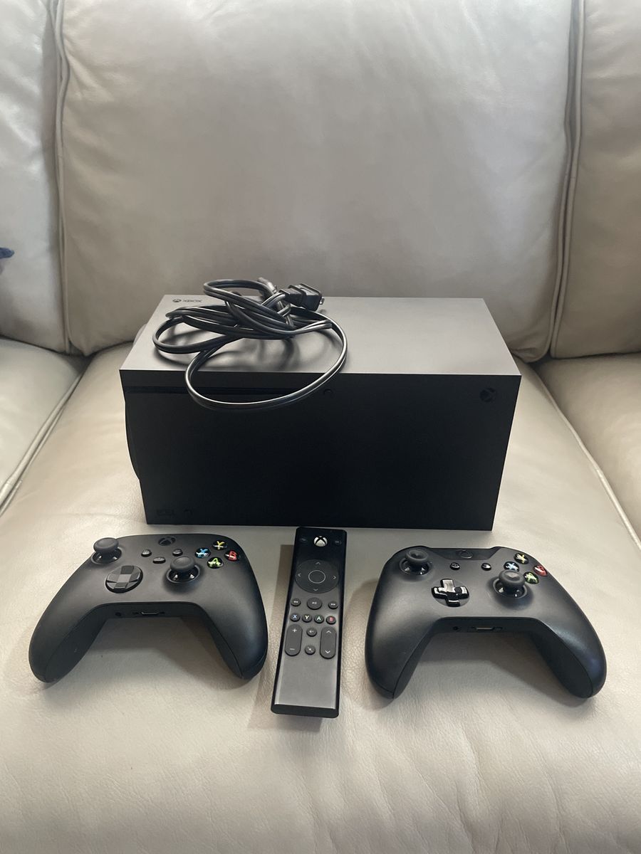 Xbox Series X 1TB Console with Two Black Wireless Controllers - 4K, Ray Tracing, Fast Loading