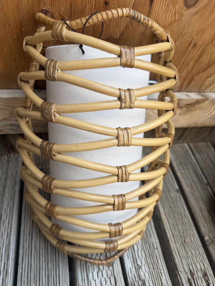 Troy Lighting Rattan Woven Wall Sconce Light Fixture B6741-TBZ