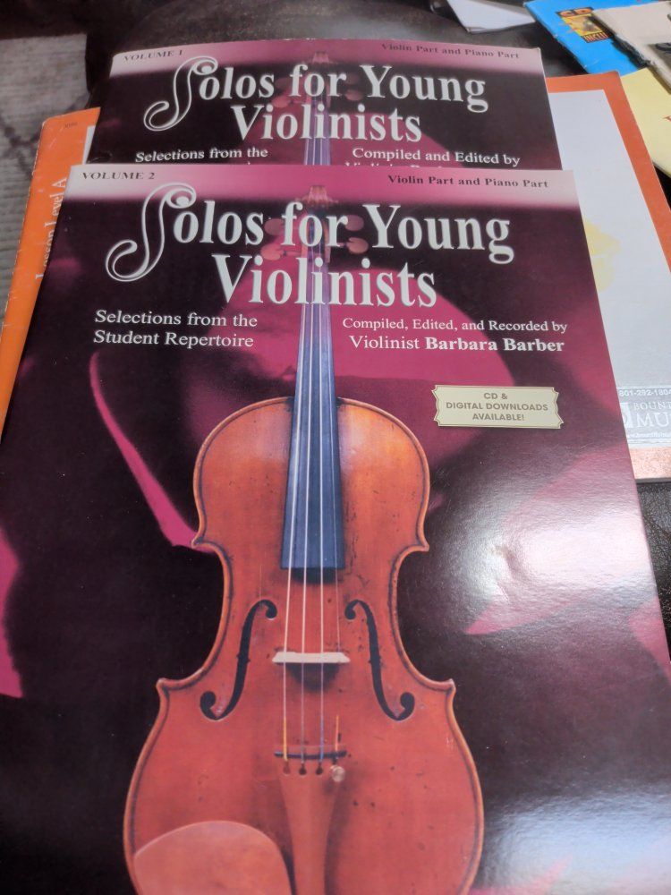 solos for young violinists volume 1 and 2