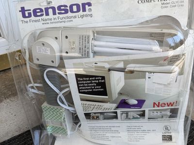 Tensor Compact Fluorescent Computer Lamp Model CL1C-64 Cool Gray
