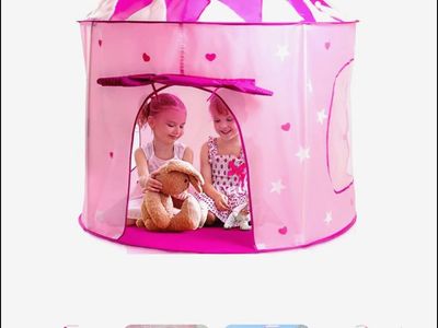 Glow in the dark princess tent