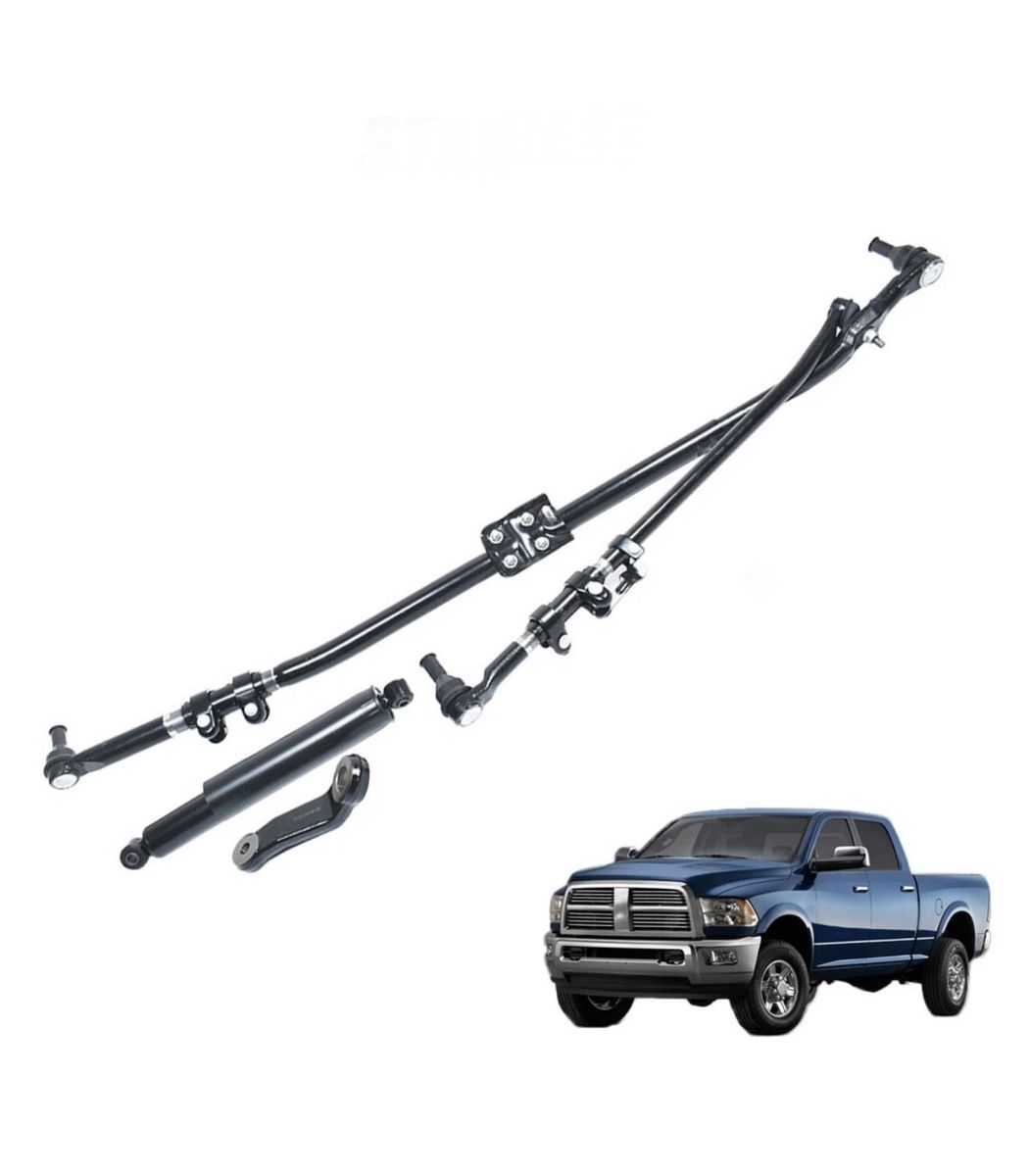 Front Tie Rod End Drag Link Steering Linkage Kit For Dodge Ram 2500 3500 2003-13