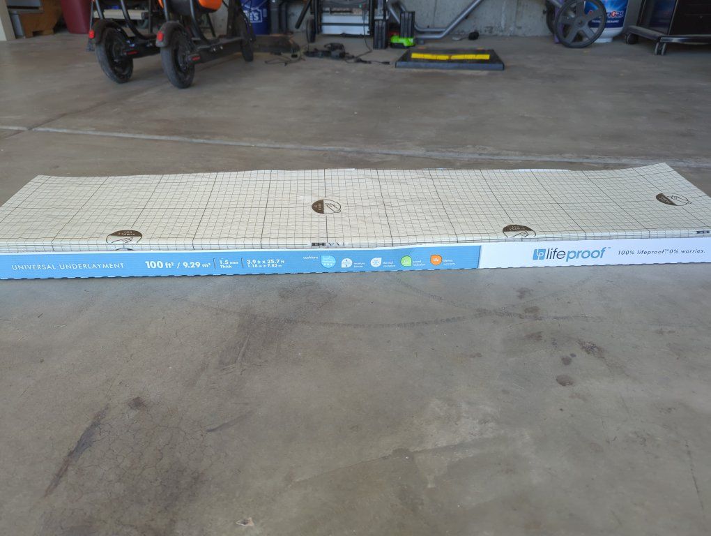 LifeProof Universal Underlayment 100 sq ft, 1.5mm Thickness, 3.9' x 25.7' Roll