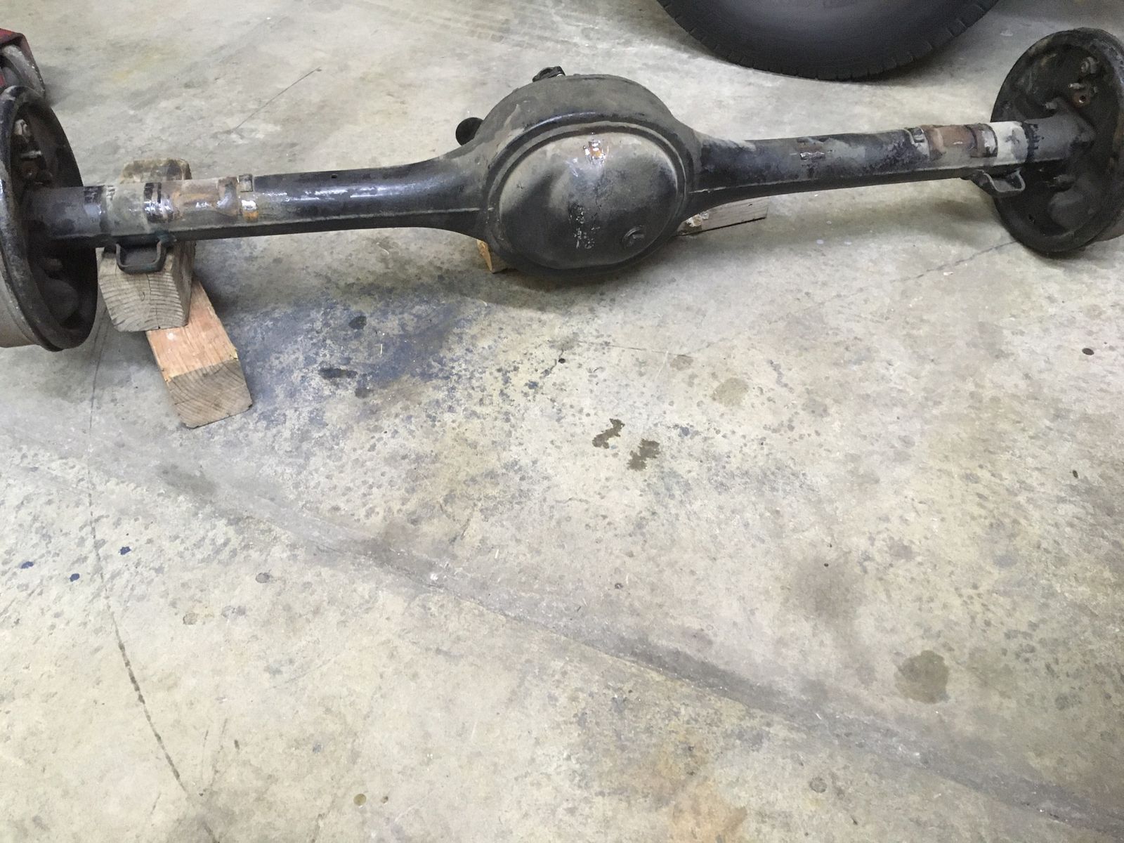 1955 Belair stock rear end