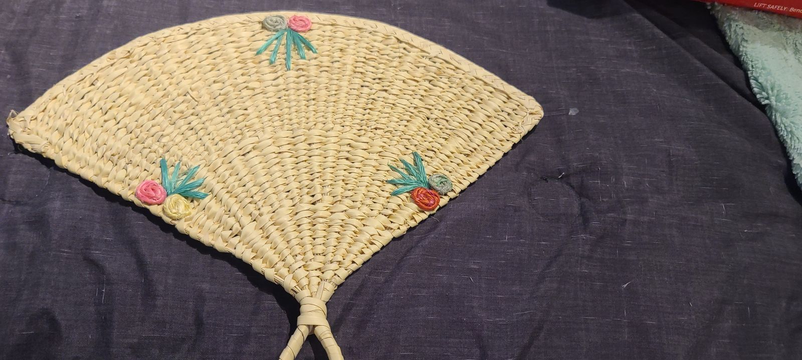 Beautiful Hand Woven Fan 