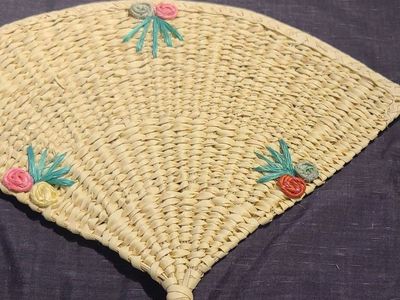 Beautiful Hand Woven Fan
