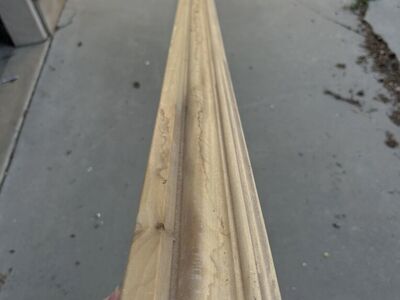 3 1/2 Inch Poplar Casing 26 1/2' Total
