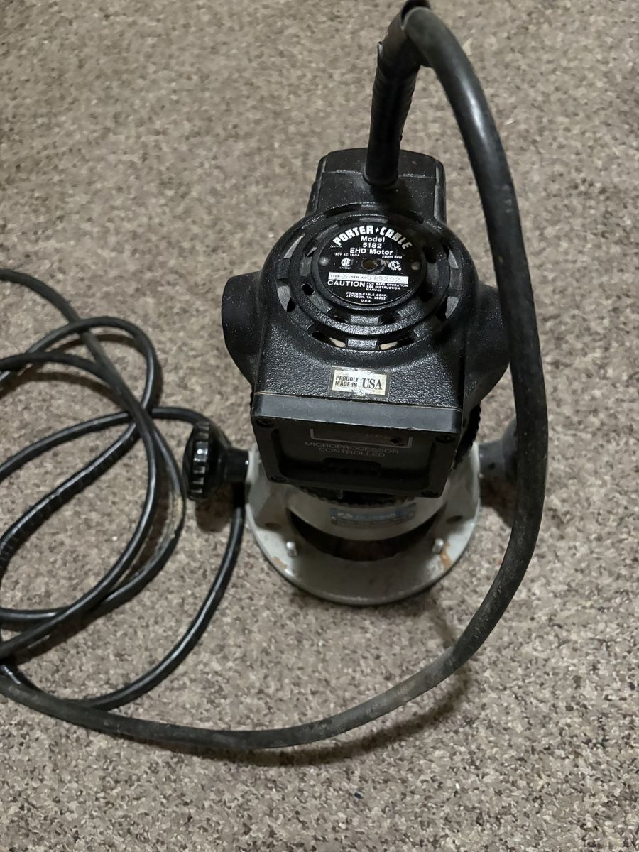 3 1/4 horsepower porter cable extra heavy duty router