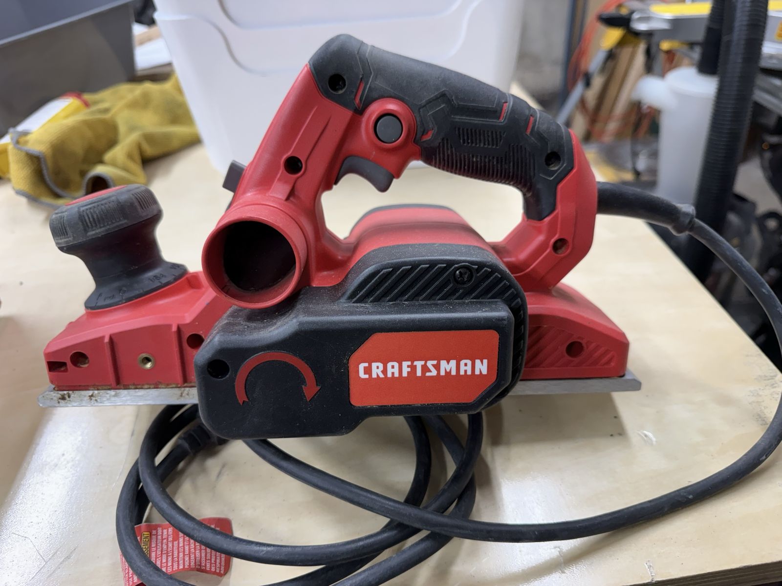 Craftsman corded hand plane