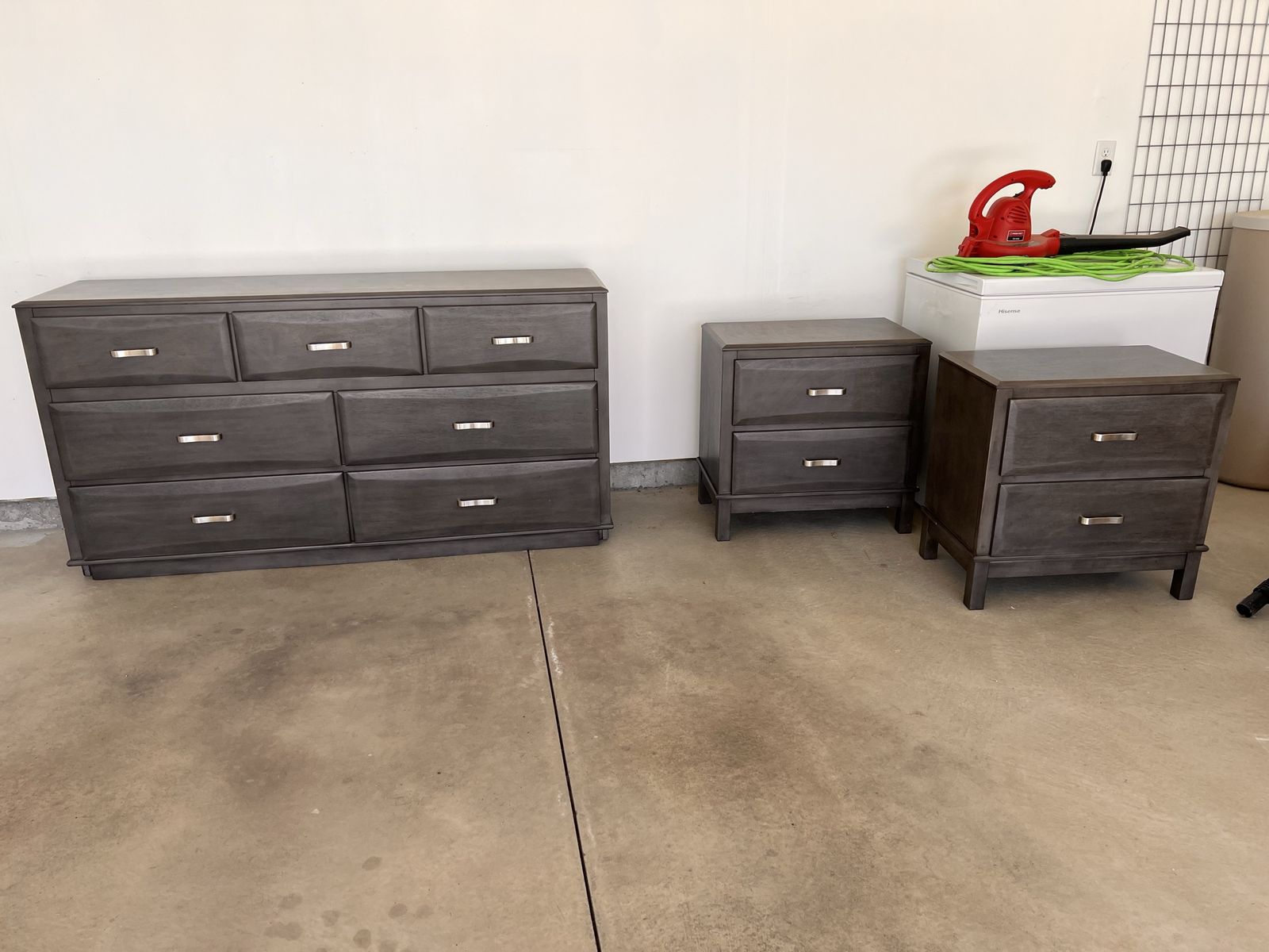 Dresser and two night stands