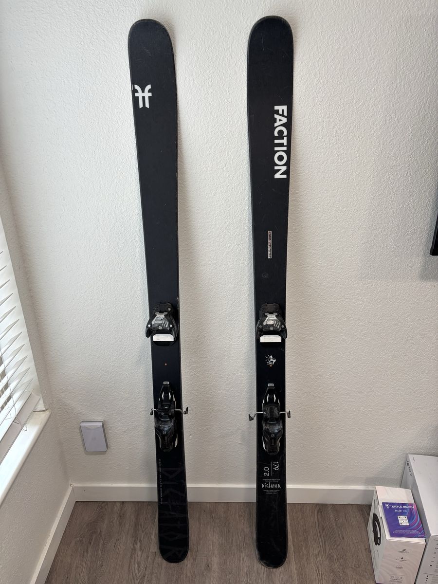 Faction Dictator 2.0 Skis - 179 cm - With Solomon Bindings