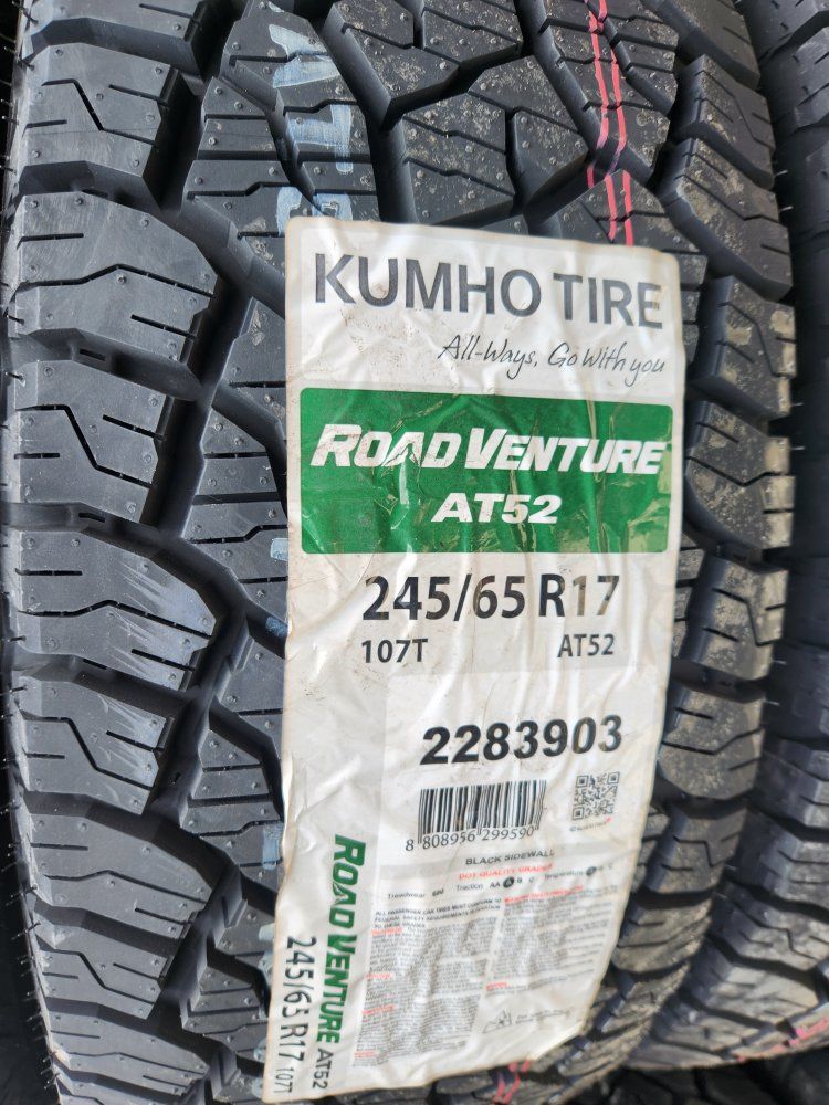 245/65r17 kumho road venture at52