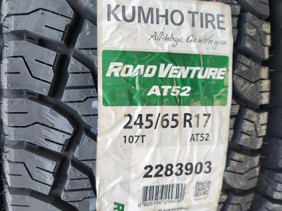 245/65r17 kumho road venture at52
