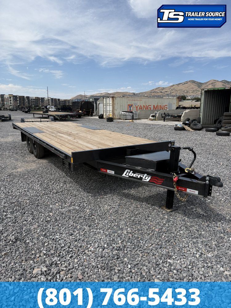 8.5x20 Liberty LOA Deckover Equipment Trailer - 15.4K GVWR -