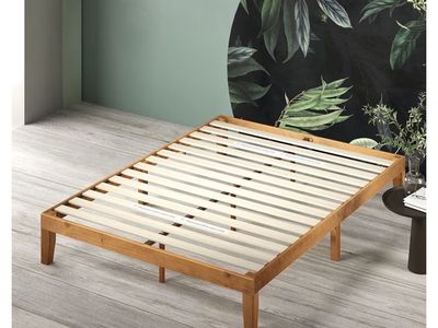 New Zinus Moiz Full Size Wood Bed Frame