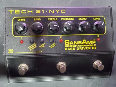 TECH 21 NYC SansAmp Bass Driver Pedal