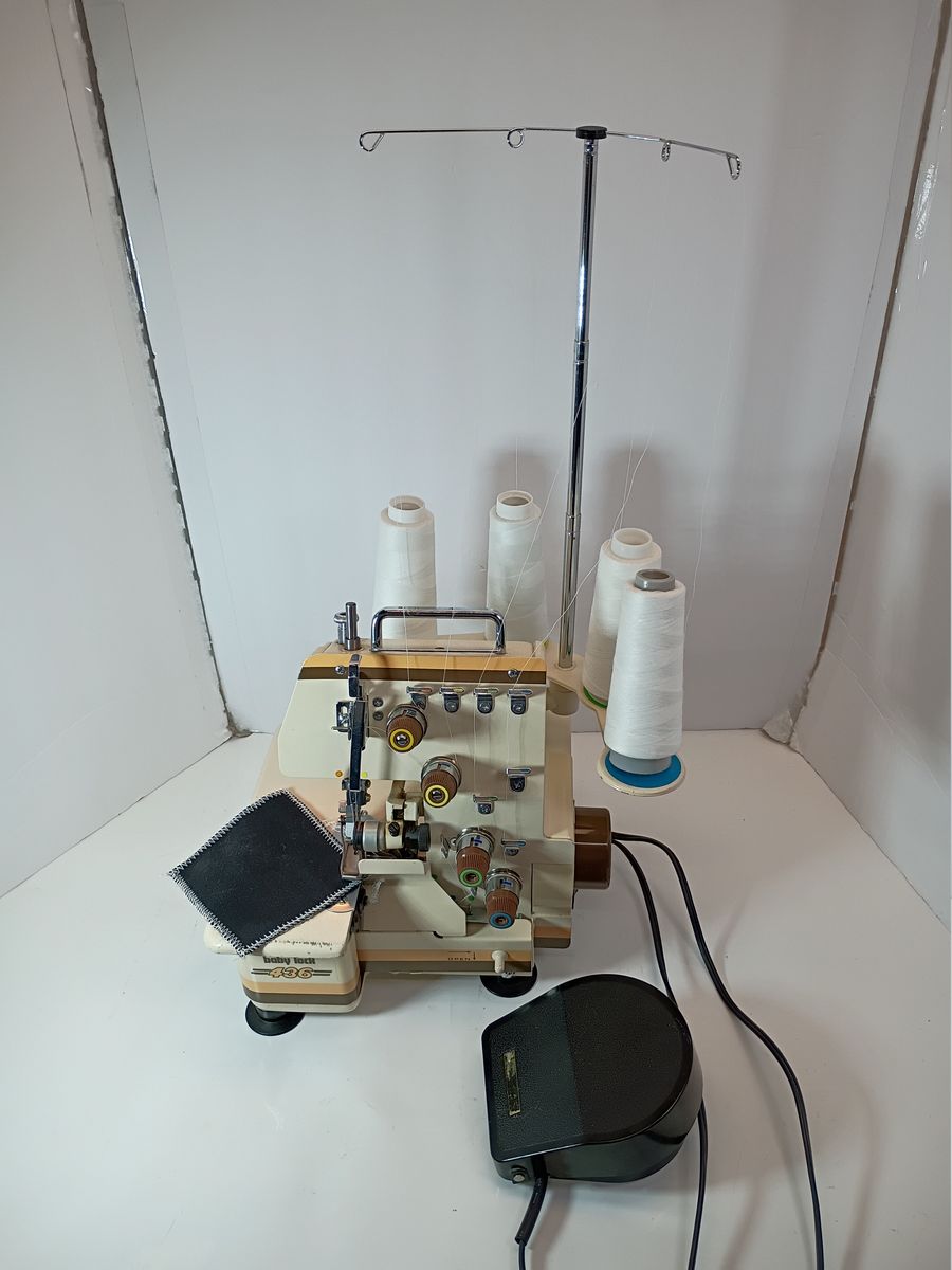 Baby lock serger model 436 two needles 4 thread working