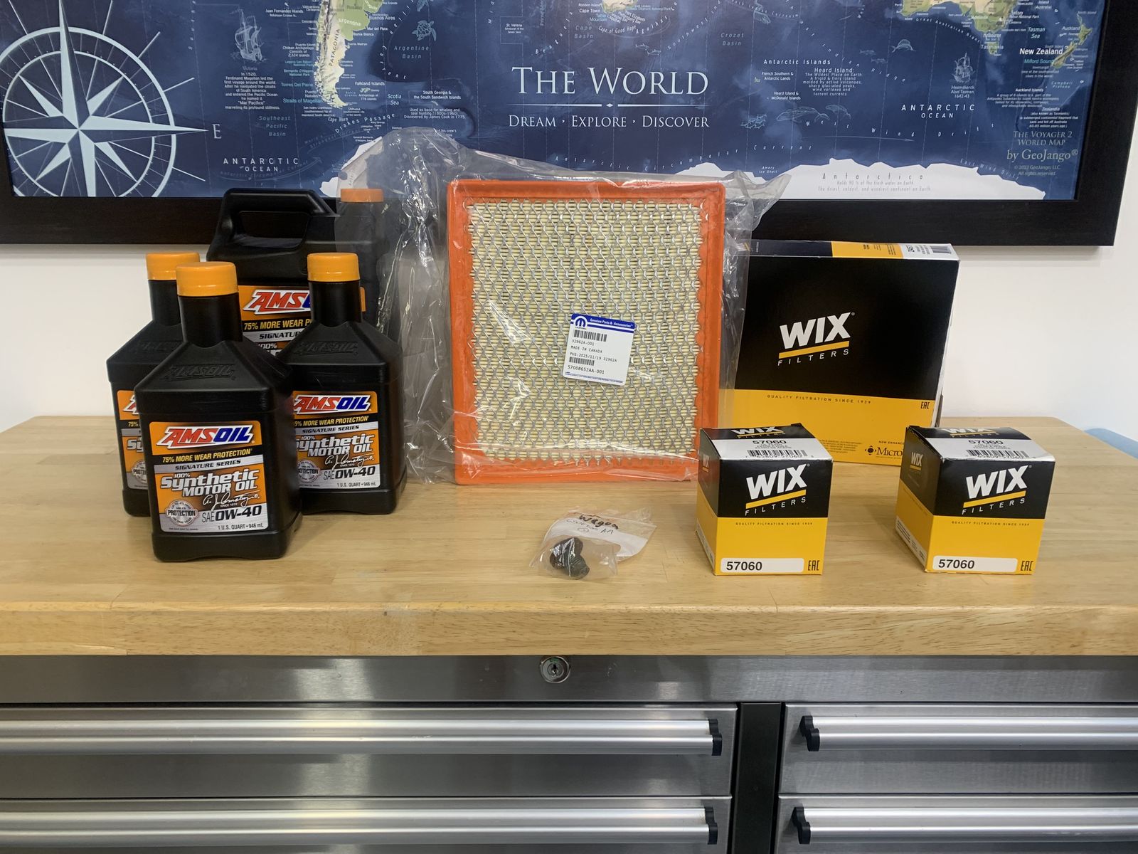 Motor Oil - RAM 6.4 Hemi oil change and air filters products