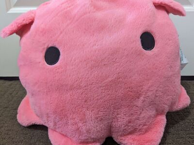 Large Pink Soft FlapJack Octopus Plush (Mochi)