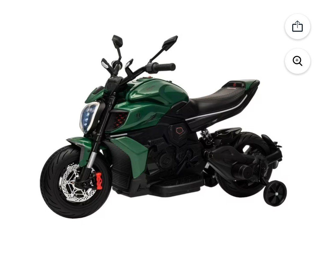 Kids Ducati + Bentley Ride-On Motorcycle 12V Battery Powered Toy