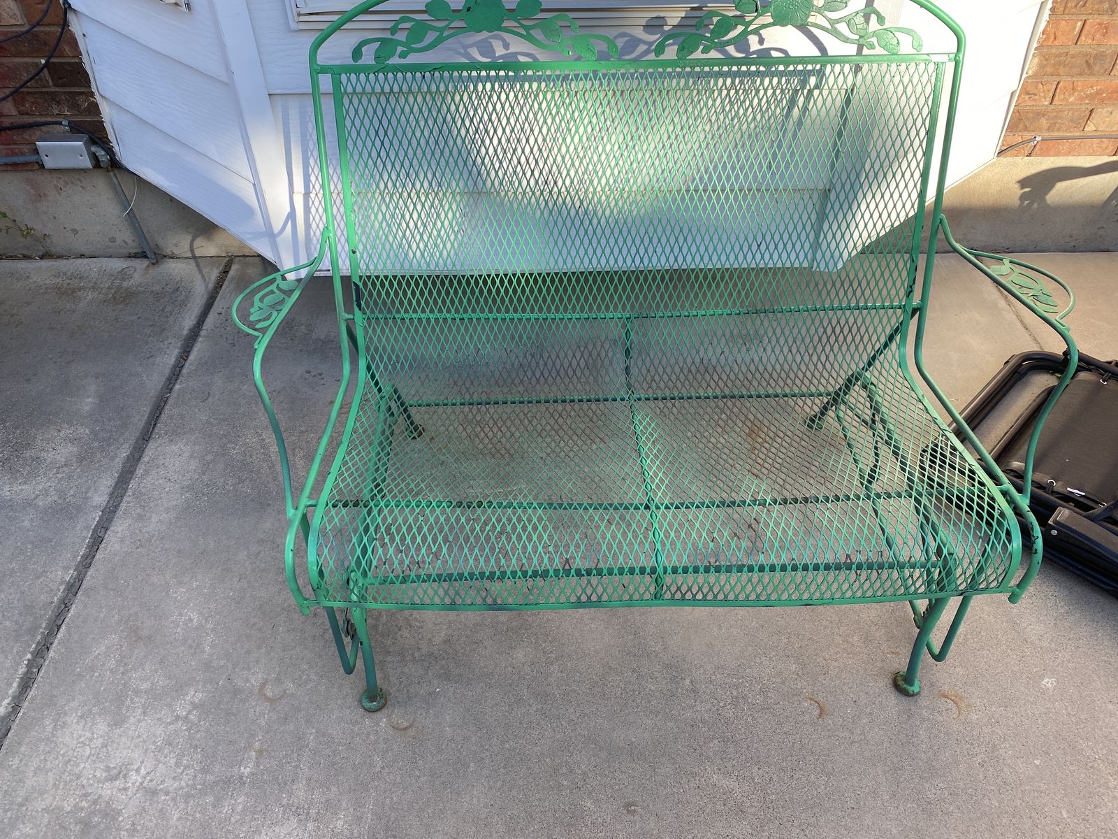 Out door metal glider rocker