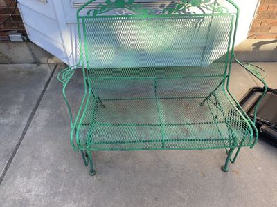 Out door metal glider rocker