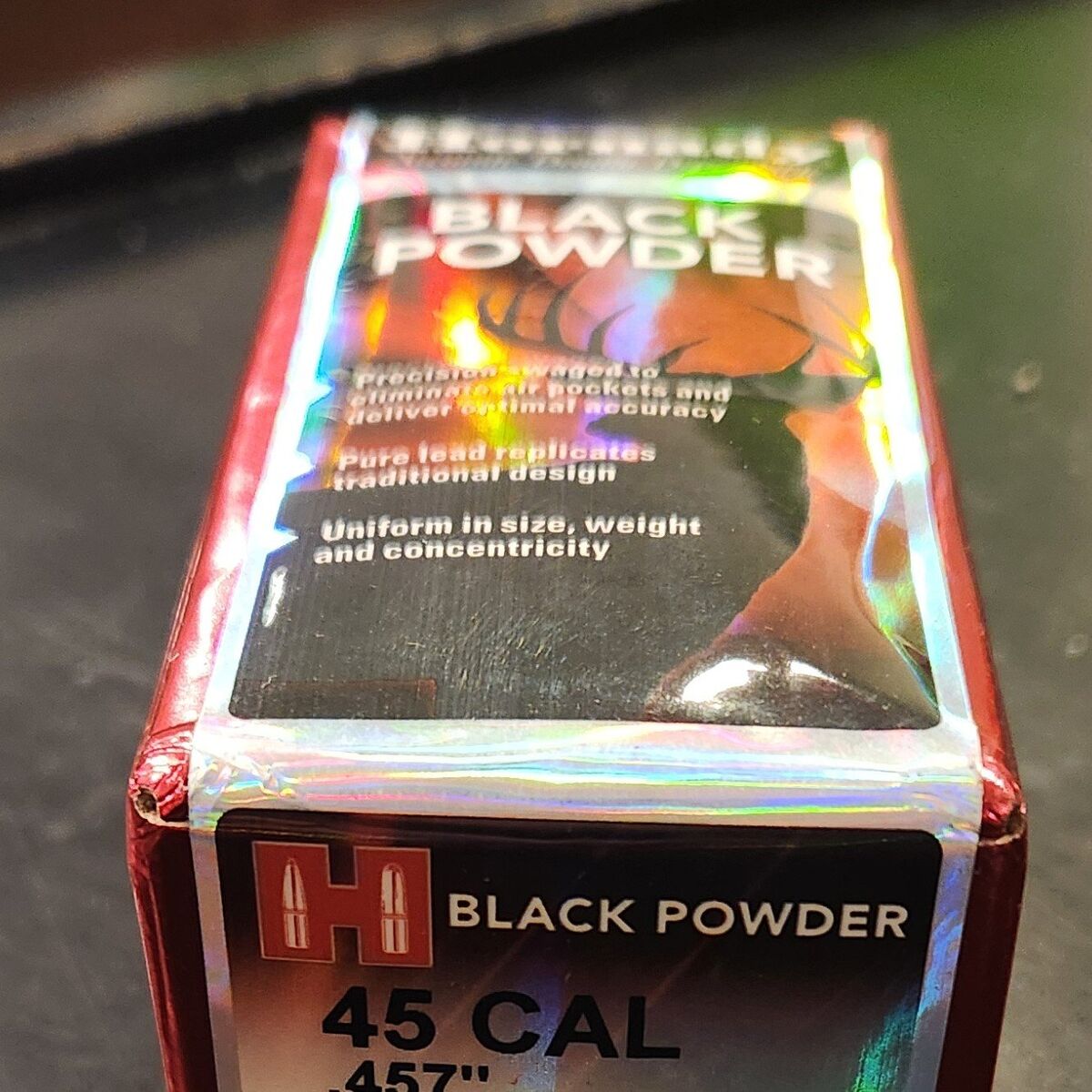 New Box of Hornady 45cal .457 Lead Balls 0gr #6080