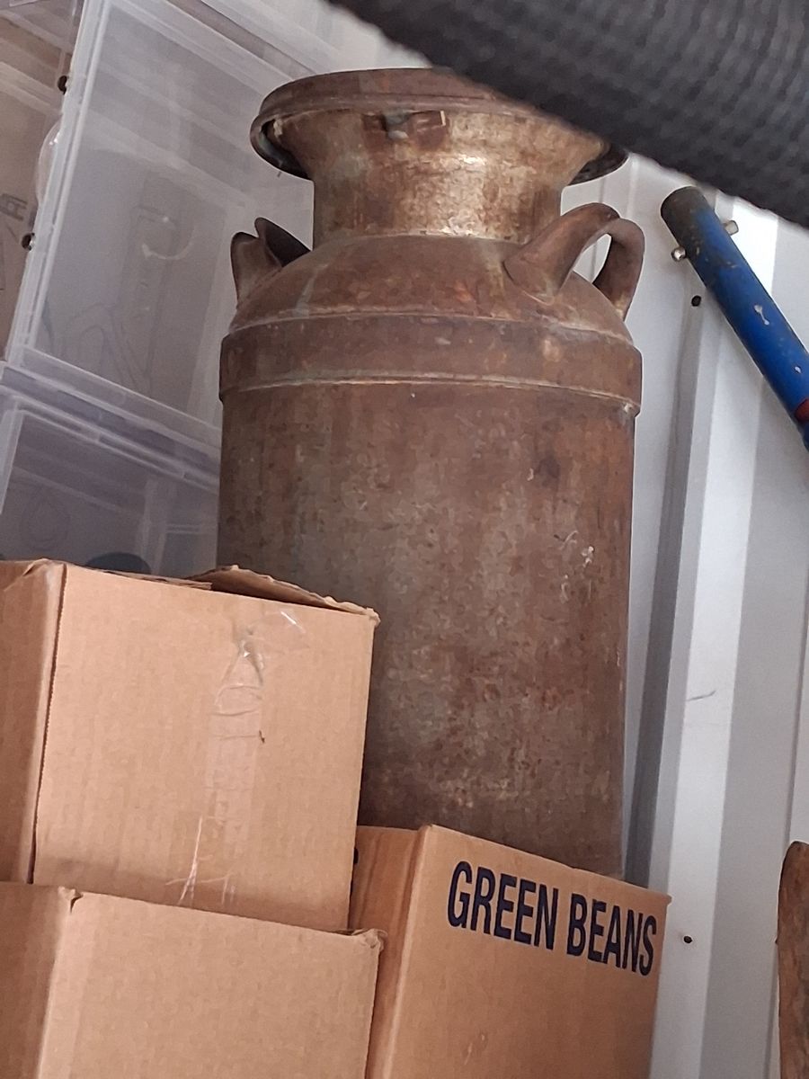 Vintage milk can