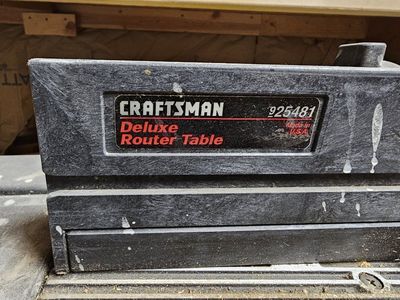 craftsman router table with router