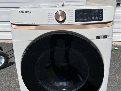 Samsung DVE45R6100W electric dryer, 7.5 cu. ft. capacity