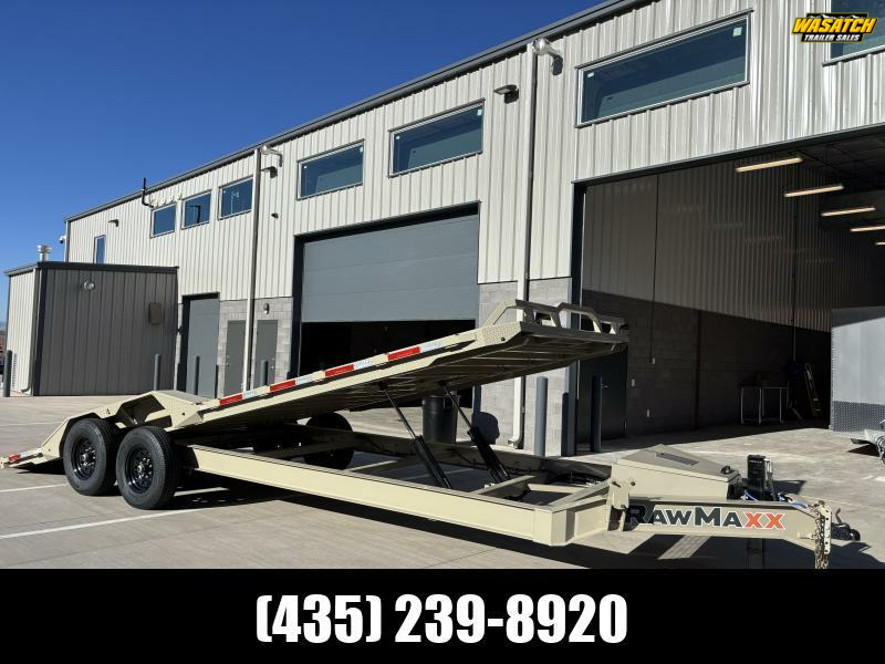 RawMaxx 8.5X24 14K FYH LOWPRO FULL TILT Equipment Trailer