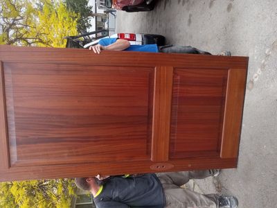 8 x 4 mahogany door