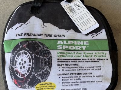 Moving Sale — Alpine Sport Premium Tire Chains