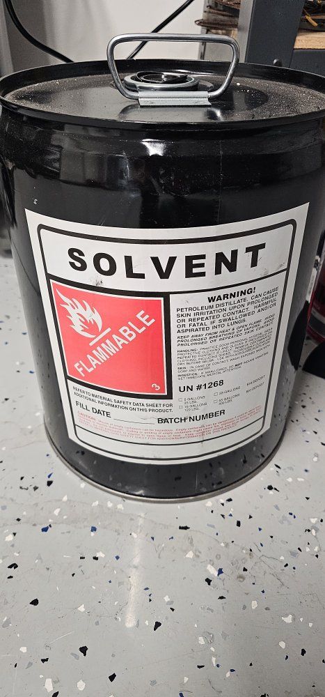 Industrial Solvent - 5 Gallon Flammable Liquid Drum - UN #1268 Petroleum Distillate