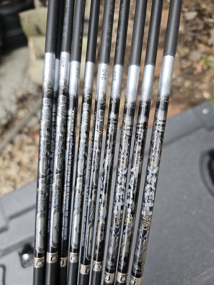 Easton Hexx 260 9.3gpi shafts new (for trade)