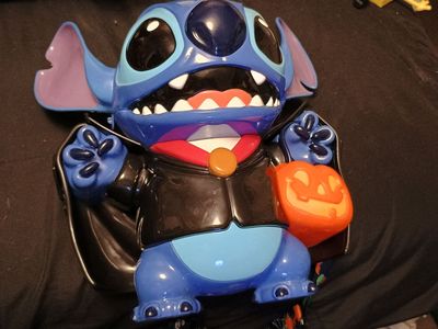 Disney Parks Stitch Vampire Dracula Halloween Popcorn Bucket
