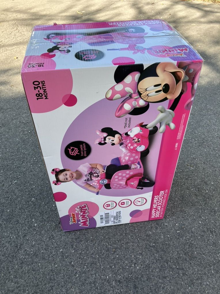 New Minnie 6V Sidecar Scooter