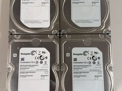 4x Seagate Constellation ES.3 1TB Enterprise HDDs – 4TB Total – Tested 100% Health
