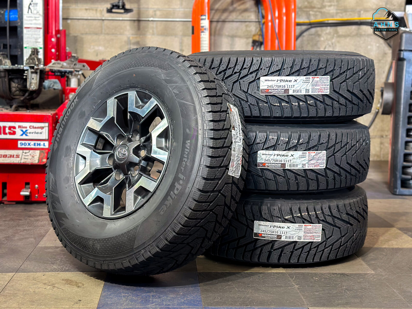 Snow | Tacoma 16" Package | 245 75 16 Hankook - Studding Available | Winter Tires | Rims | Toyota | 245/75r16