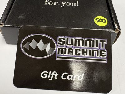 Summit Machine Gift Card in Box