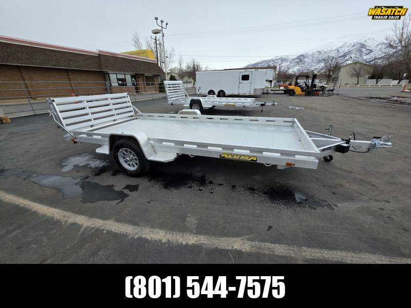 NEW MODEL: 2026 Aluma 8014 BT (7X14) with Brake Aluminum Utility Trailer