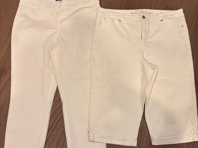 Womens White Pants $5 Each See Description
