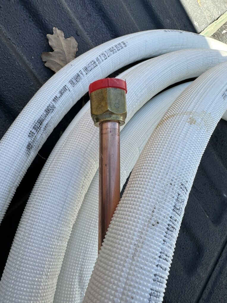 Copper HVAC Tube - Insulated Line