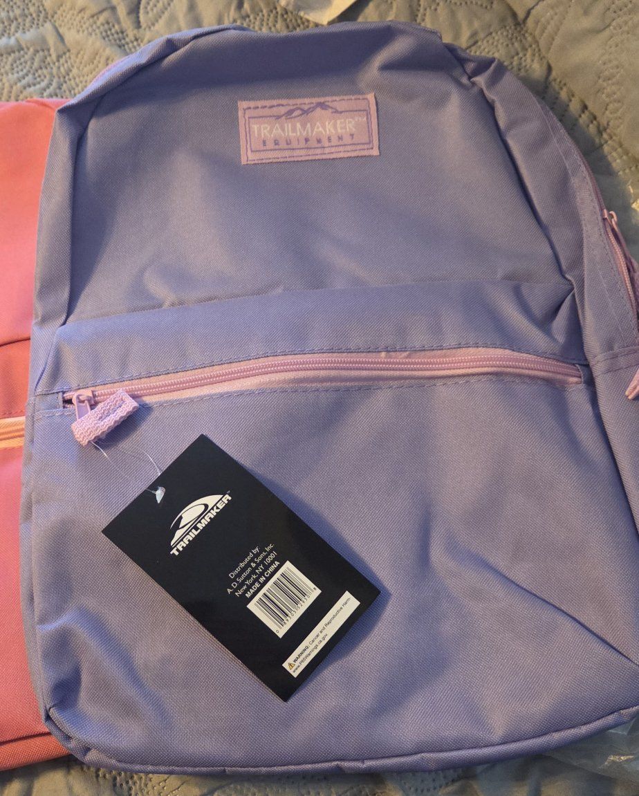 Trailmaker 15" Laptop Backpack for Girls - Spacious Bookbag with Front Pocket & Adjustable Straps