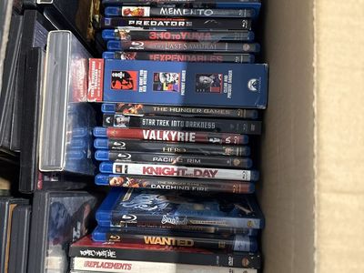 Large Lot of DVDs & Blu-rays - Action, Comedy, Sci-Fi - Mixed Genres Movie Collection