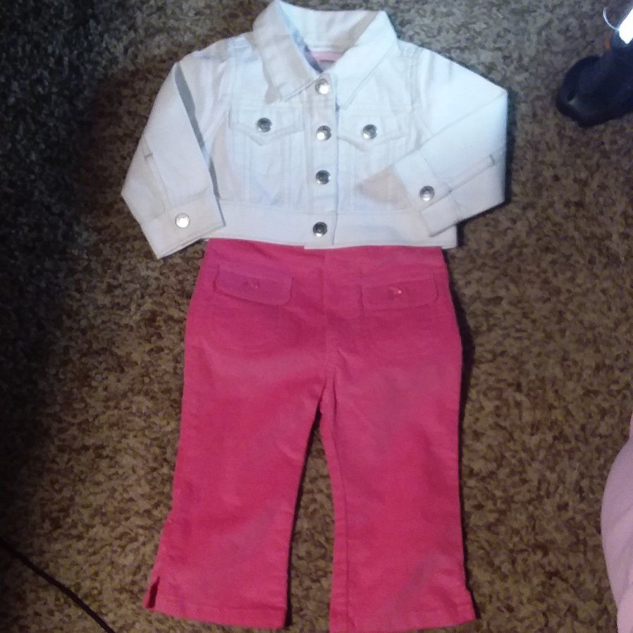 FANCY PANTS MEETS DENIM-PANTS, SHIRT, JACKET 6-9 M