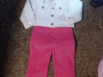 FANCY PANTS MEETS DENIM-PANTS, SHIRT, JACKET 6-9 M